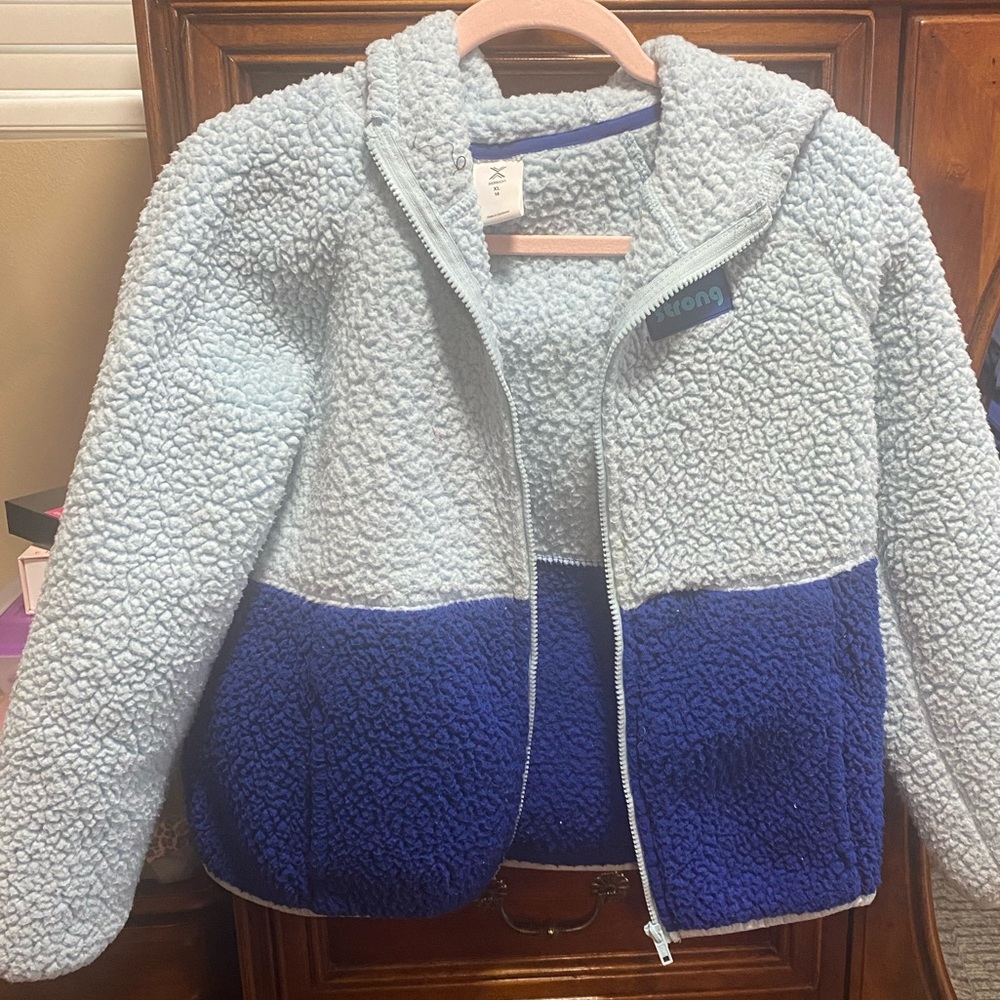 Blue Fleece Sweater/Jacket